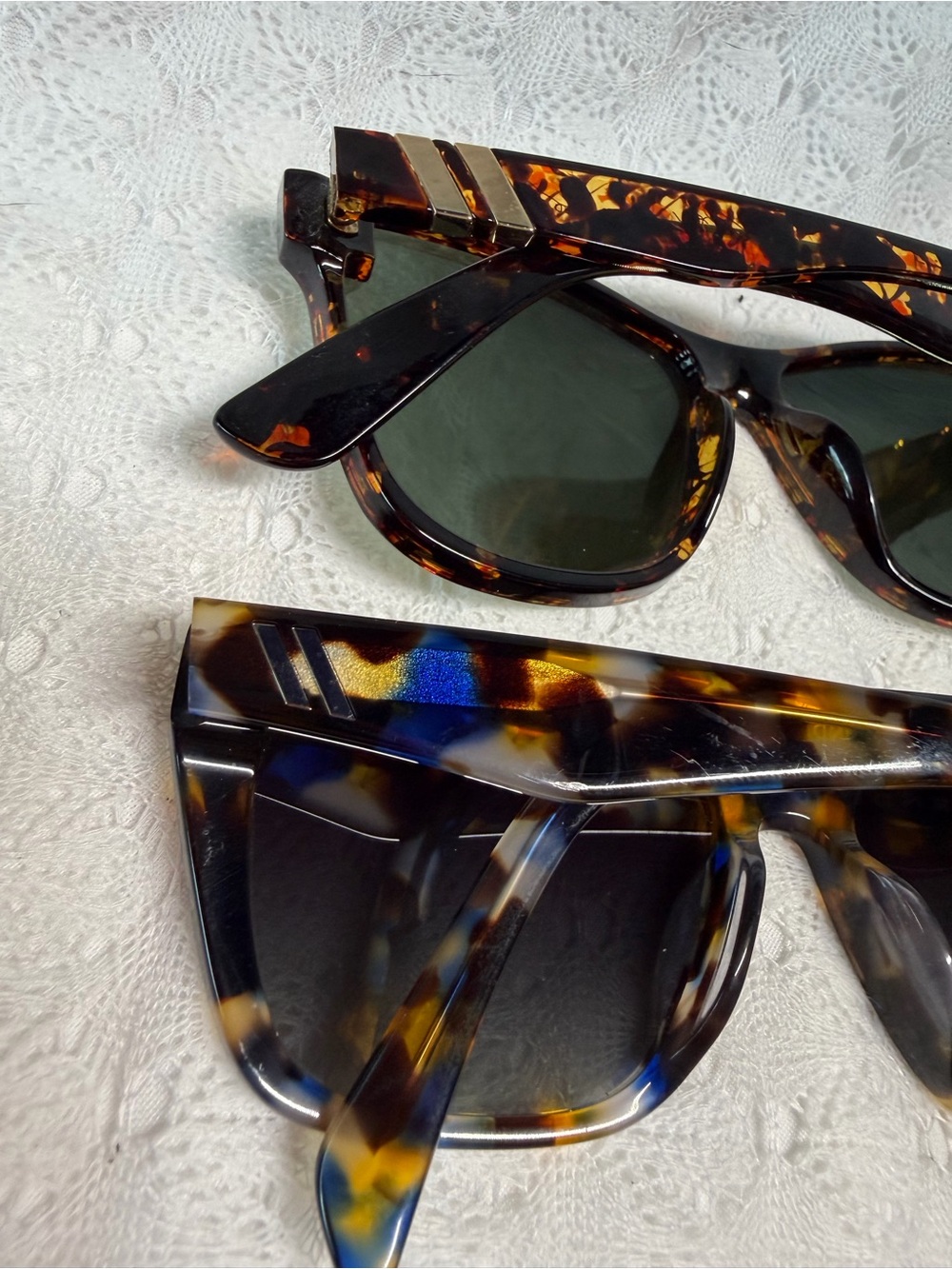 Blenders Tortoiseshell Square Sunglasses - Brown Pattern Frame 2 pairs - Picture 5 of 11